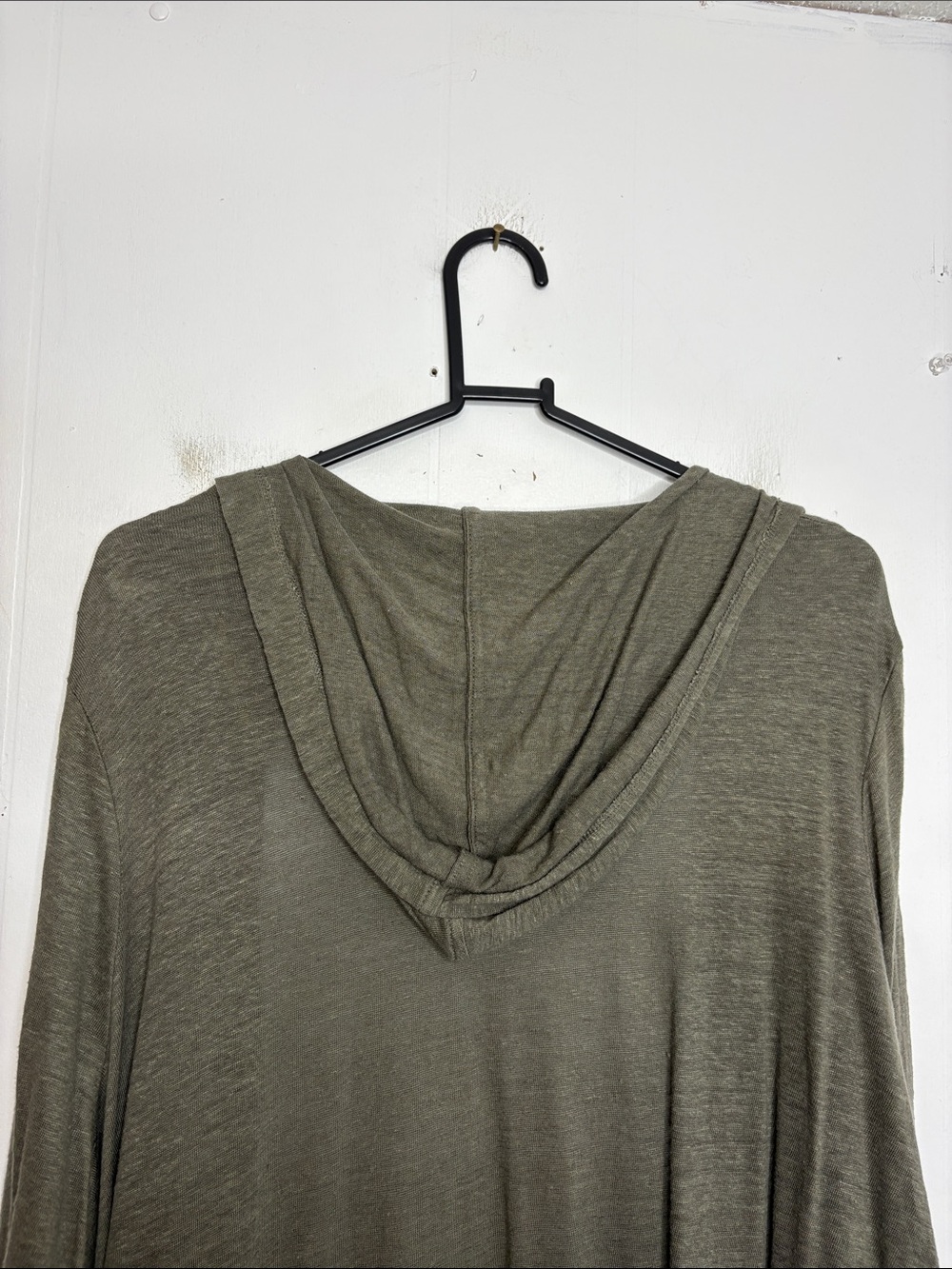 Cynthia Rowley Sweater Womens 2X Sage Lightweight Hooded Cardigan Long Modest - Picture 5 of 6